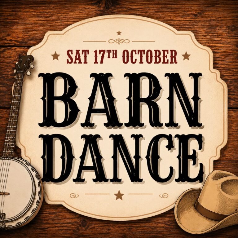 Traditional Barn Dance 2026 promotional graphic, Northborough Events