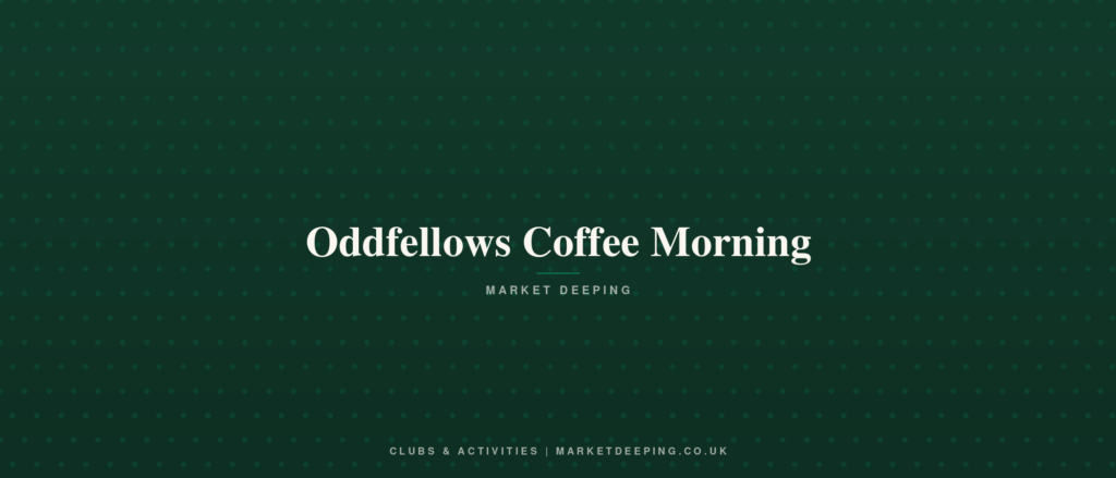 Oddfellows Coffee Morning