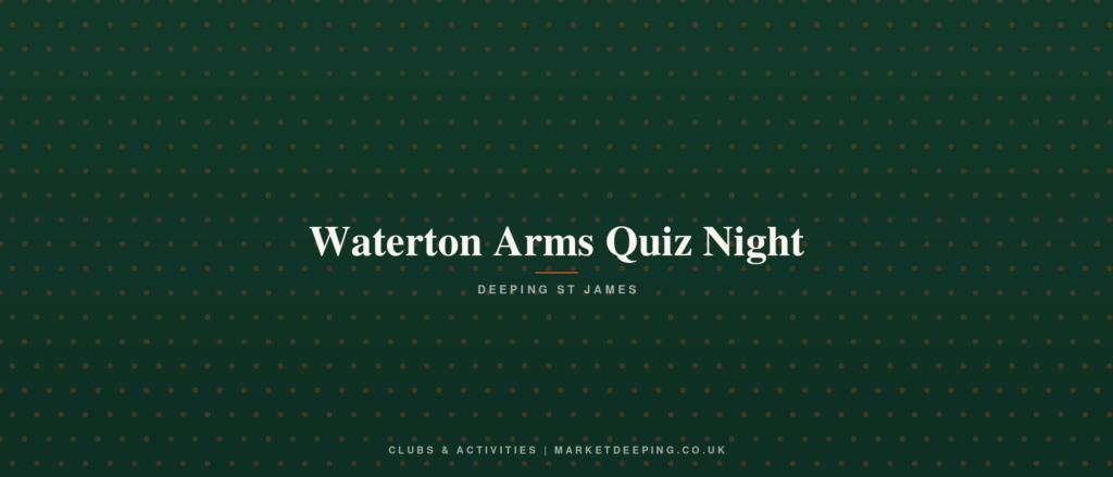 Waterton Arms Quiz Night