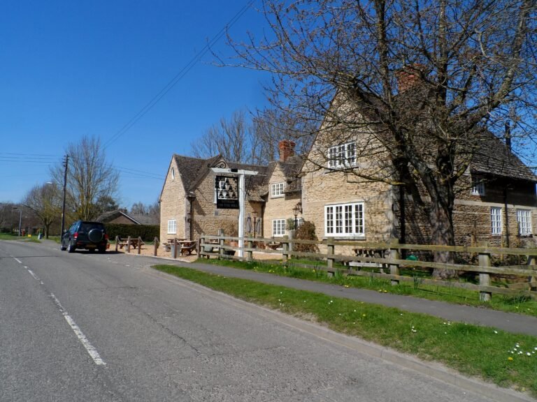 Front of The Six Bells, Witham on the Hill